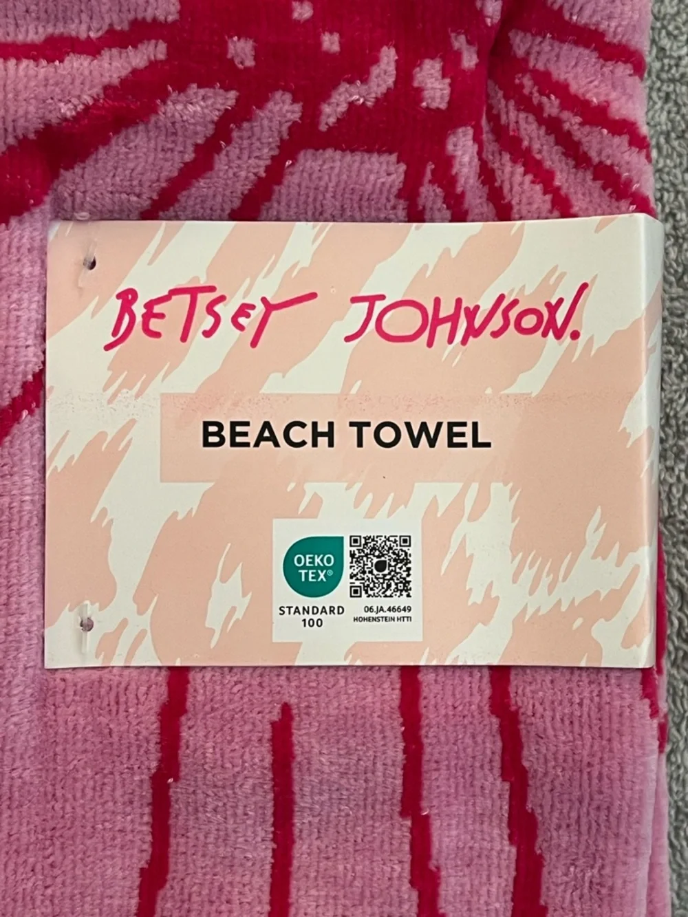 Betsey Johnson Butterfly Flower Beach Towel